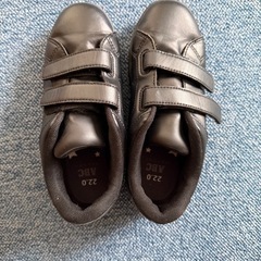 黒靴　22cmの画像