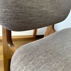 ニトリのダイニングチェア二脚セットの画像