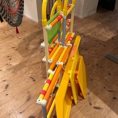 ワンワンとうーたんの折りたたみ室内用ジャングルジムの画像