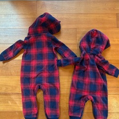 carters カーターズカバーオールセット607090100ロンパースの画像