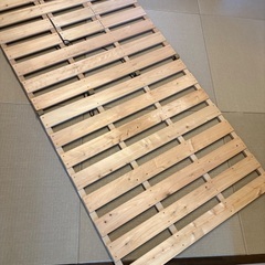 すのこベッド(シングル2台)の画像