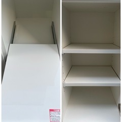 美品 ニトリ 食器棚 キッチンボード キッチン収納の画像