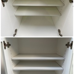 美品 ニトリ 食器棚 キッチンボード キッチン収納の画像