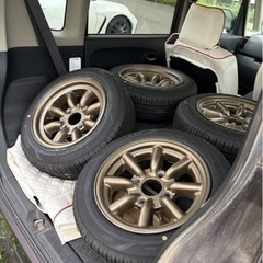 当時物 ワタナベ 4本 新品タイヤ付きの画像