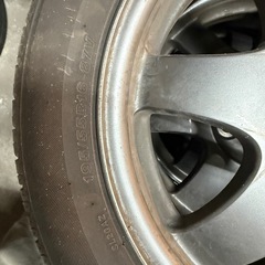 プリウスホイール　16インチホイール　ブリヂストンタイヤ　溝バリ山の画像