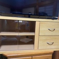 長方形のTV台の画像