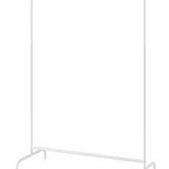 IKEA MULIG（イケア ムーリッグ）ハンガーラック ホワイト 白 99x152 cmの画像