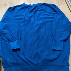 決定しました　ブルーカーディガンの画像