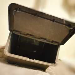 【11/29,30お引き取りお待ちしております】インテリアキャリコM ブラウン カインズ 収納ケース 収納 くすみカラー ブラウン ボックス 衣装ケース かわいい シンプル BOX の画像