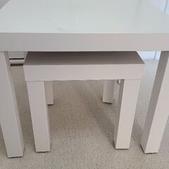 IKEA　テーブル大小セットの画像