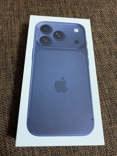 iPhone 17pro 512GB新品未使用 simフリー　ディープブルー　今日限定価格早い者勝ち