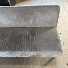 ソファ  2人掛け  ブラウンの画像