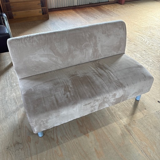 ソファ 2人掛け ブラウン (リサイクル倉庫) 宮崎空港のソファ《2人掛け