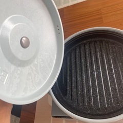 BRUNOレンジメート 電子レンジ調理 焼き魚 グリル料理　ブルーグレーの画像