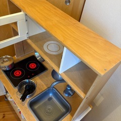 IKEA製おままごとキッチンせっとセットセットの画像