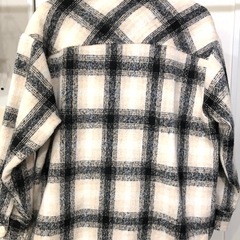 GU シャギーチェックCPOシャツ Mの画像