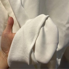 楽天購入！試し着のみ！フリル付きホワイトスウェットの画像