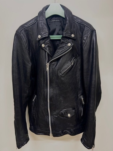 BLACK by VANQUISH ダブルライダースジャケット