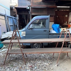 アイアン脚立の画像