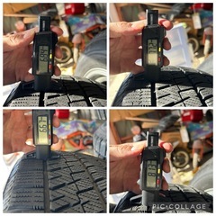 -37-アルファード　ヴェルファイア　ブリザック 225/60R17 スタッドレスブリザック 2023年製　岐阜 BLIZZAK スタッドレス ハリアーの画像