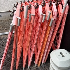 DIC プラスチック SPフェンス 10枚　オレンジの画像