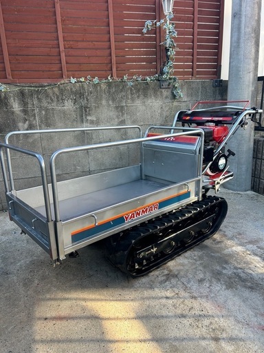 中古実働/整備済農機具【ヤンマー運搬車MCG95】積載250kg/手動ダンプ