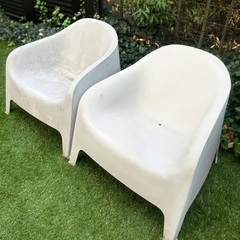 【2点セット】IKEA 屋外用アームチェア ガーデンファニチャーの画像