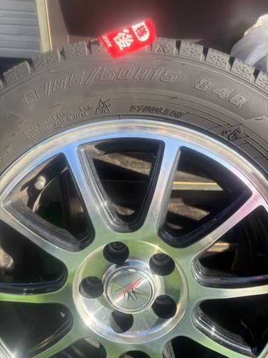 【すぐ使える】トヨタ/ホンダ車などに！185/60R15 スタッドレス・アルミホイールセット（アイスナビ7）