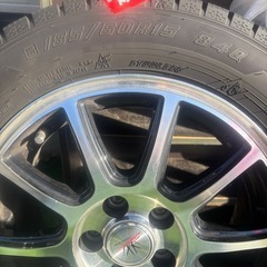【すぐ使える】トヨタ/ホンダ車などに！185/60R15 スタッドレス・アルミホイールセット（アイスナビ7）の画像