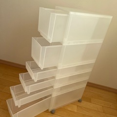 無印良品　カラーボックス　引き出し　の画像