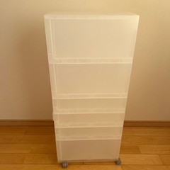 無印良品　カラーボックス　引き出し　の画像