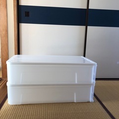 衣装ケース２つの画像