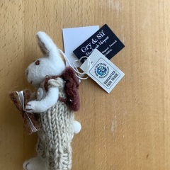 クリスマスツリーの飾り　うさぎの画像