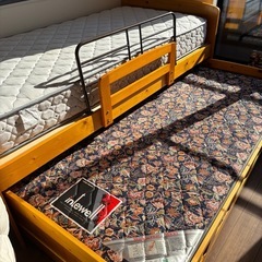 下段ベットになる2段ベッドの画像