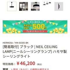 HERMOSA ハモサ HM-0030E-BK ペンダントライト インダストリアル照明 ガラスシェードの画像