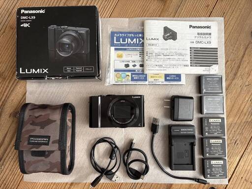 LUMIX DMC-LX9 ワンオーナー品を1年ちょっと使用 バッテリー5個付き