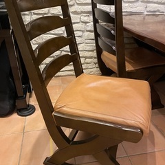 カリモク　ダイニングテーブルセットの画像