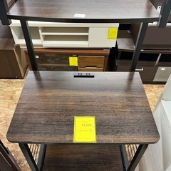 ジャングルジャングル貝塚店　レンジ台　キッチンラック　レンジラック　ブラウン　木目　中古　リユース　貝塚市　二色浜の画像