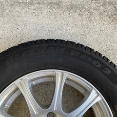 ４本セット スタッドレスタイヤ　13インチ アルミホイル
付き　145/80R13 75Q の画像