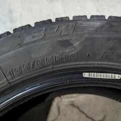 155/65R14 VRX ブリヂストンスタッドレス4本の画像