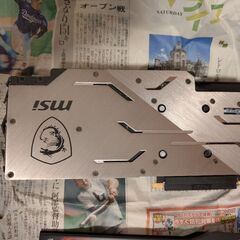 【GPU】【MSI】GeForce RTX 2080 GAMING X TRIO VRAM8GB ビデオカード サイドパネル、ケーブル付属の画像