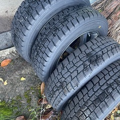 超バリ溝　スタッドレスアルミセット　155 65 13 早い者勝ちの画像