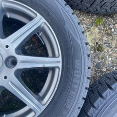 超バリ溝　スタッドレスアルミセット　155 65 13 早い者勝ちの画像