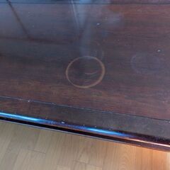 オールドカリモク　ローテーブルの画像