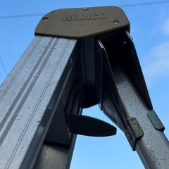 ALINCO アルインコ オールアルミ三脚 軽量 植木 園芸 造園 剪定 の画像