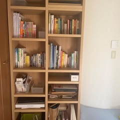 位置が変えられる本棚の画像