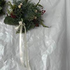 クリスマスリースの画像