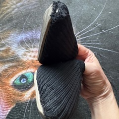 ニットミュールの画像