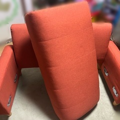急募！！美品🌟オシャレなオレンジソファ🍊の画像