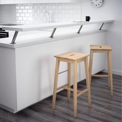 【IKEA】BOSSE 
 カウンタースツール の画像
